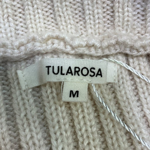 Tularosa Ribbed Beige Lovelle Sweater Size M