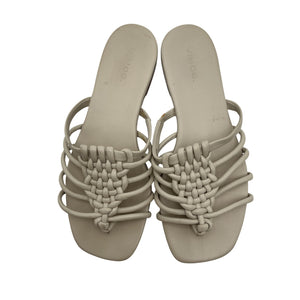 Vince Braided Cream Dae Sandals Size 7.5