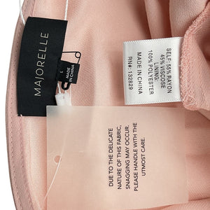 Majorelle Silky Pink Dara Midi Dress Size L