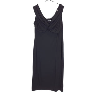 Reformation Elegant Black Toulon Knit Size XL Dress