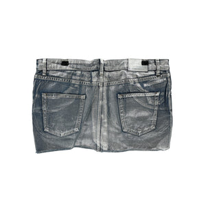 EB Denim Coated Blue Micro Size L Skirt