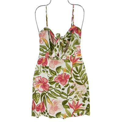 Reformation Floral Multicolor Helm Dress Size 0