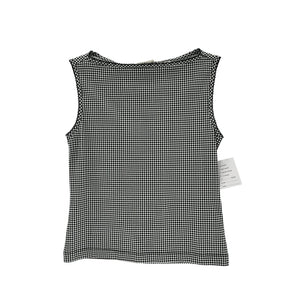 Dôen 'Ida' Black Cotton Tank Top Size M