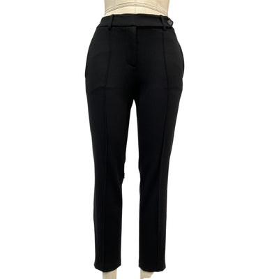 Anine Bing Tailored Black Ian Pants Size US 2