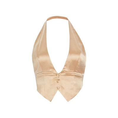 Retrofête 'Andy' Beige Vest Size L - NWT