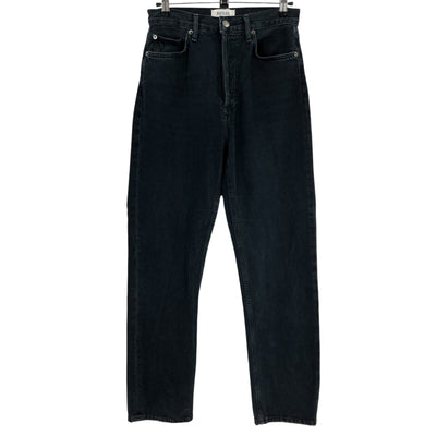 Agolde Vintage Black Pinch Waist Denim Jeans Size 26