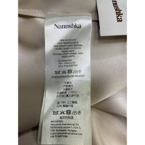 Nanushka Ruched Cream Klara Camisole Size S
