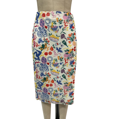 Lpa Vibrant Multi Giada Skirt Size M
