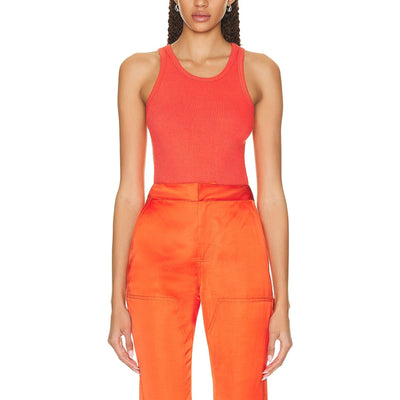 Sablyn Ribbed Brick Jameela Tank Top Size M