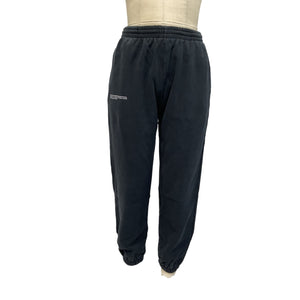 Pangaia 'Track' Black Cotton Pants Size S