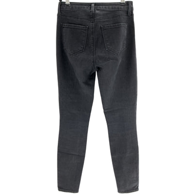 L'Agence Sleek Washed Black Jyothi Skinny Denim Jeans Size 25