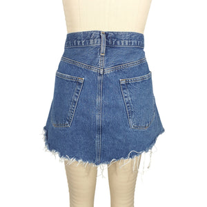 Agolde Angled Blue Parker Skirt Size 30