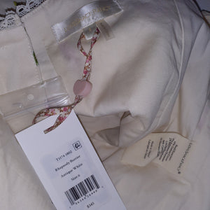 LoveShackFancy Floral Cream Rhapsody Bustier Top Size 6 NWT