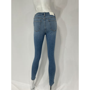 Simkhai 'Rae' Blue High Rise Ankle Skinny Denim Jean Size 25