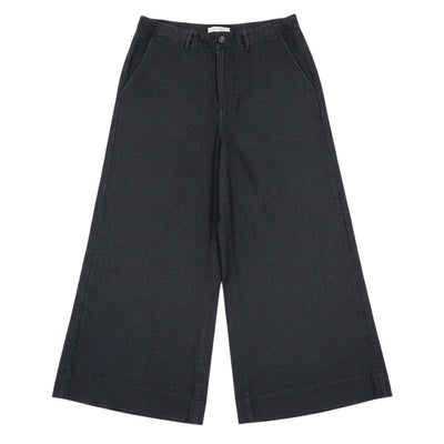 L'agence Relaxed Black Linen Pants Size 27