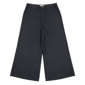 L'agence Relaxed Black Linen Pants Size 27