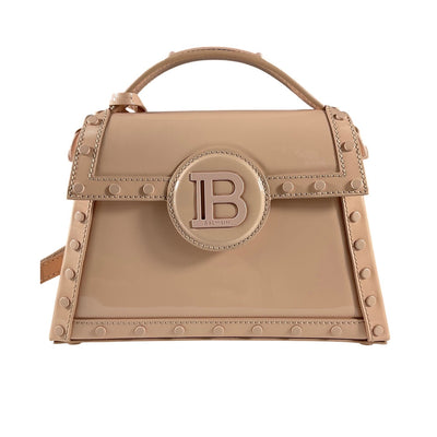 Balmain Patent Pink B-Buzz Dynasty Handbag