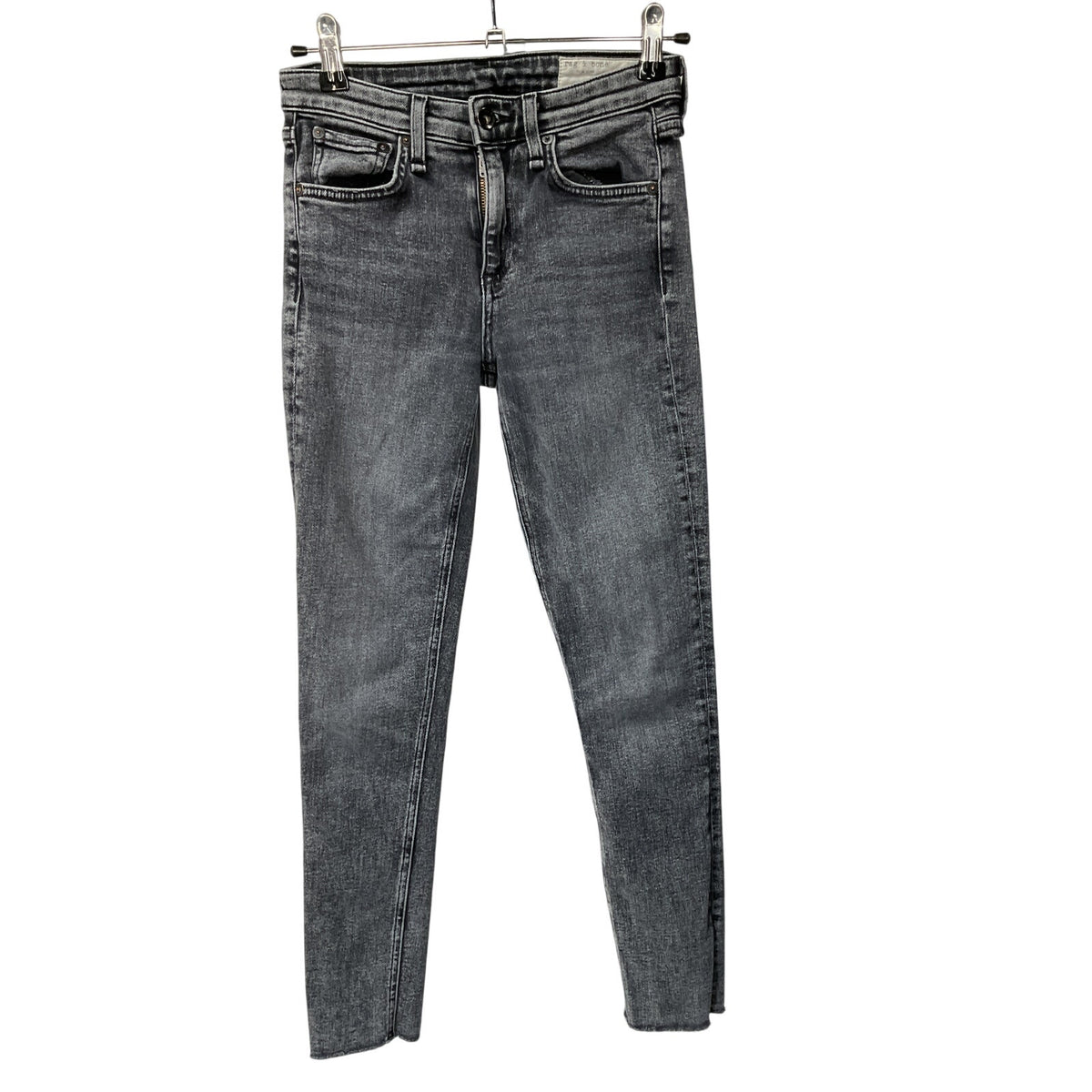 Rag & Bone Sleek Gray Cate Denim Jeans Size 24