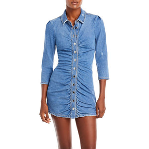 Retrofête Ruched Bailey Gigi Dress Size L