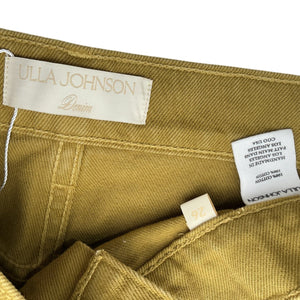 Ulla Johnson Stylish Green Lou Denim Jeans Size 4