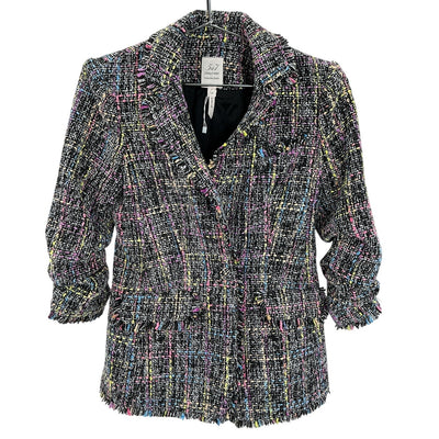 Cinq à Sept Tweed Multicolor Khloe Blazer Size 0