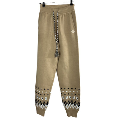 Veronica Beard Patterned Tan Fairbanks Joggers Size XS NWT