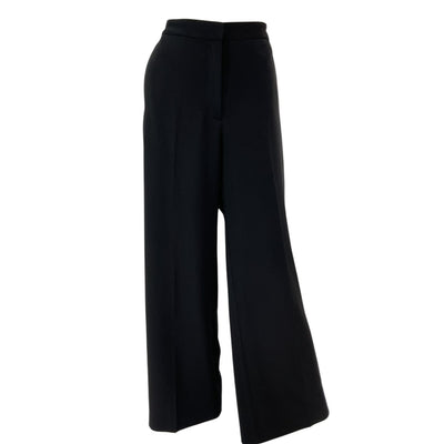 Samsoe Wide-Leg Black Collot Trousers Size S NWT