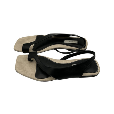 Toteme Minimalist Black Slingback Sandals Size 41 EU / US 11