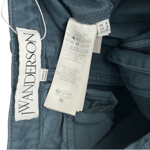 J.W. Anderson High Waisted Blue Cargo Shorts Size 4