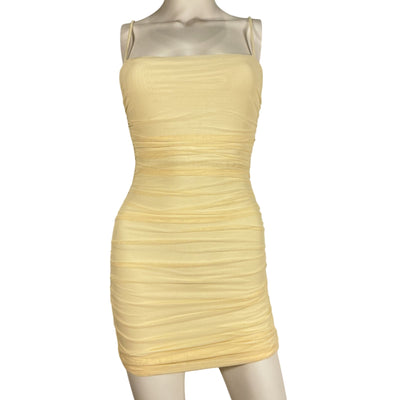 Significant Other Strappy Beige Saria Mini Dress Size 2