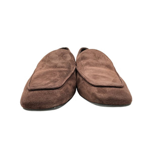 Vince Suede Brown Clover Loafers Size 8