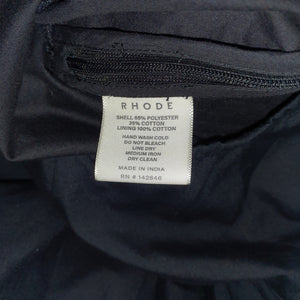 Rhode Puff Sleeve Black Tish Crop Size 2 Top
