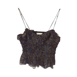 Ulla Johnson Ruffled Black Della Size 0 Top