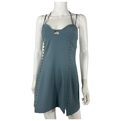 Simkhai Sleek Slate Eilish Mini Dress Size 4