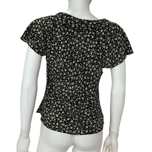 Reformation Floral Balboa Britta Blouse Size M