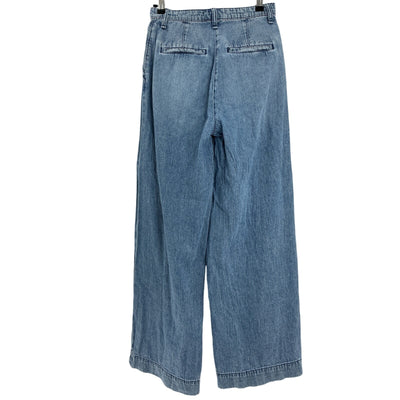 Rag & Bone Relaxed Blue Audra Pleated Pants Size 24