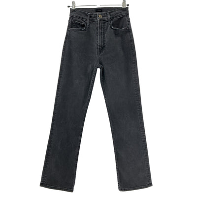 Mother High Rise Black Rider Ankle Denim Jeans Size 23