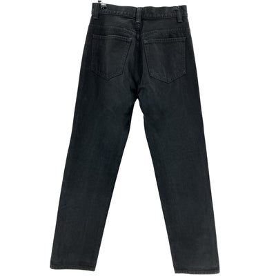 Khaite Low Rise Black Corben Denim Jeans Size 24