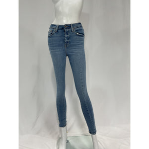 Simkhai 'Rae' Blue High Rise Ankle Skinny Denim Jean Size 25