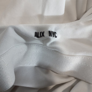 Alix Nyc Sleek White Mott Size M Tank Bodysuit