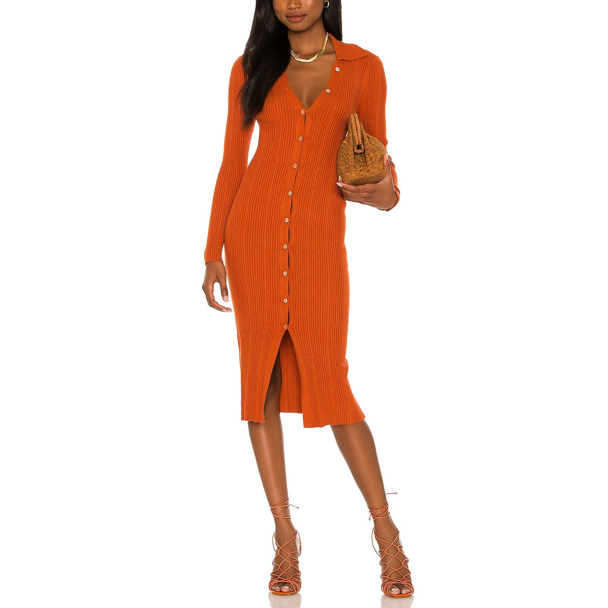 House Of Harlow 1960 'Carmen' Red Knit Dress Size M