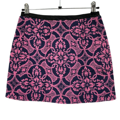 Marine Serre Textured Magenta Jacquard Towel Skirt Size 34 FR / US 2