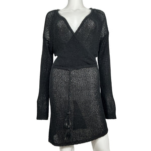 L*space Sheer Black Topanga Dress Size S / P