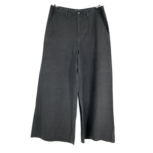 L'agence Relaxed Black Linen Pants Size 27