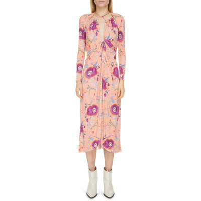 Isabel Marant Elegant Multicolor Jadessi Midi Dress Size 36 EU / US 4