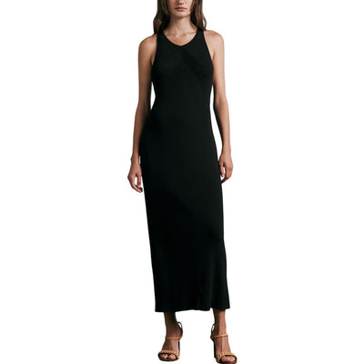 Rag & Bone Ribbed Black Asher Maxi Dress Size XXS