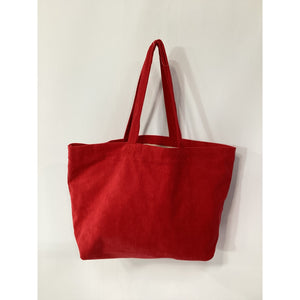 Sézane Red Dual Shoulder Straps Tote Bag