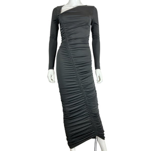 Michael Costello Ruched Black Kylee Dress Size XS