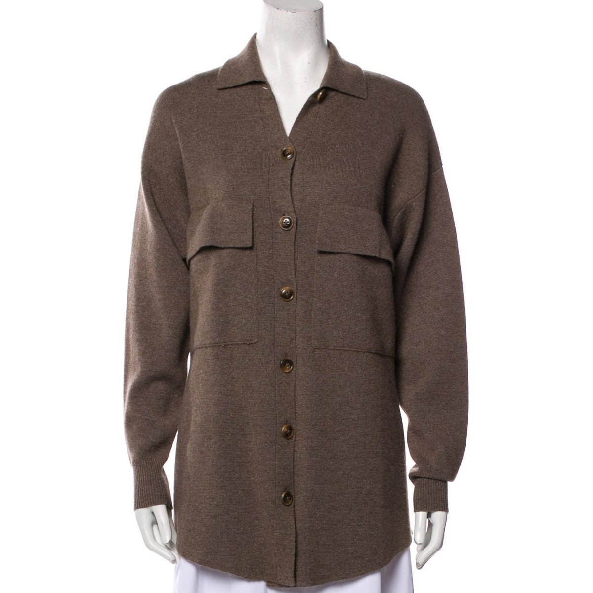 Autumn Cashmere Cozy Brown Cardigan Sweater Size XS