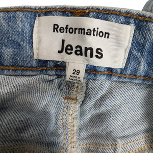 Reformation High Rise Montego Destroyed Liza Size 29 Denim Jeans
